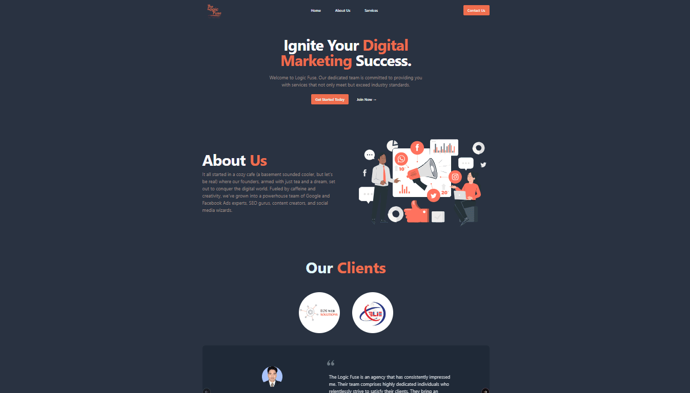 Digital Marketing Website