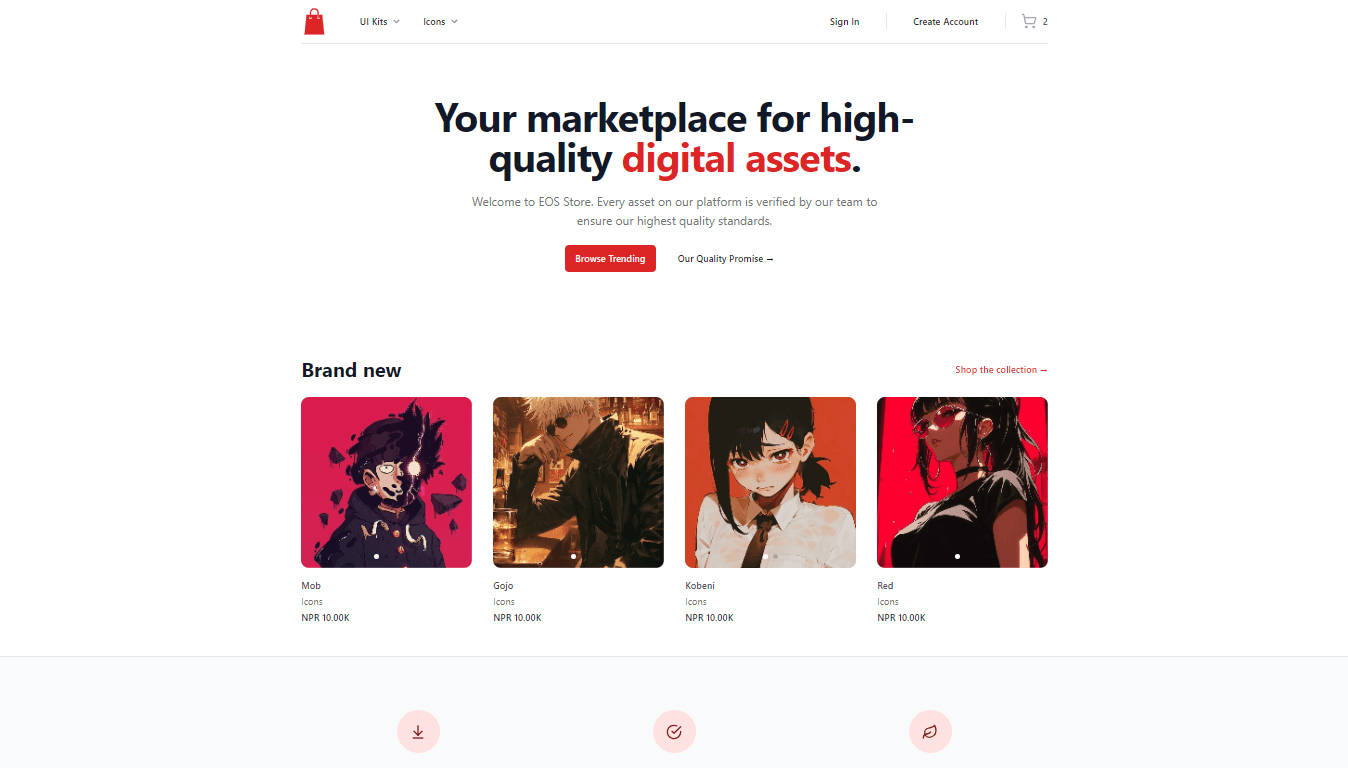 A Digital E-commerce Site